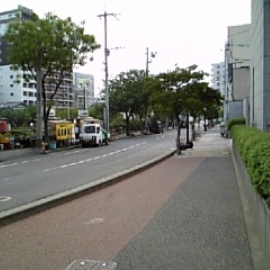 前の道路